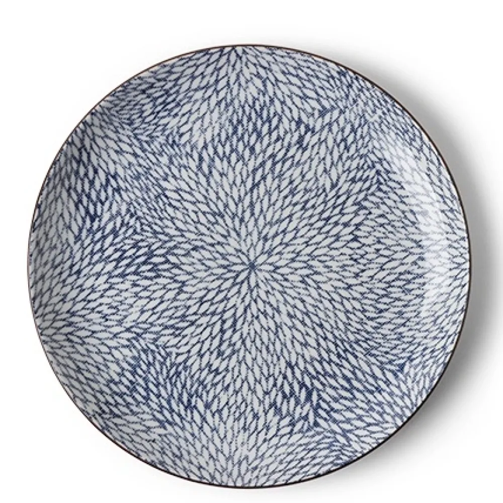 Aizome Mums 10" Plate^MIYA Company Online