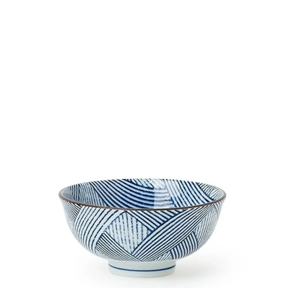 Aizome Shima 4.5" Rice Bowl^MIYA Company Online