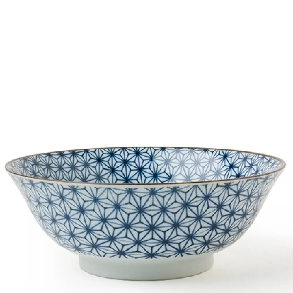 Asanoha Colors 7.25" Bowl - Blue^MIYA Company Store