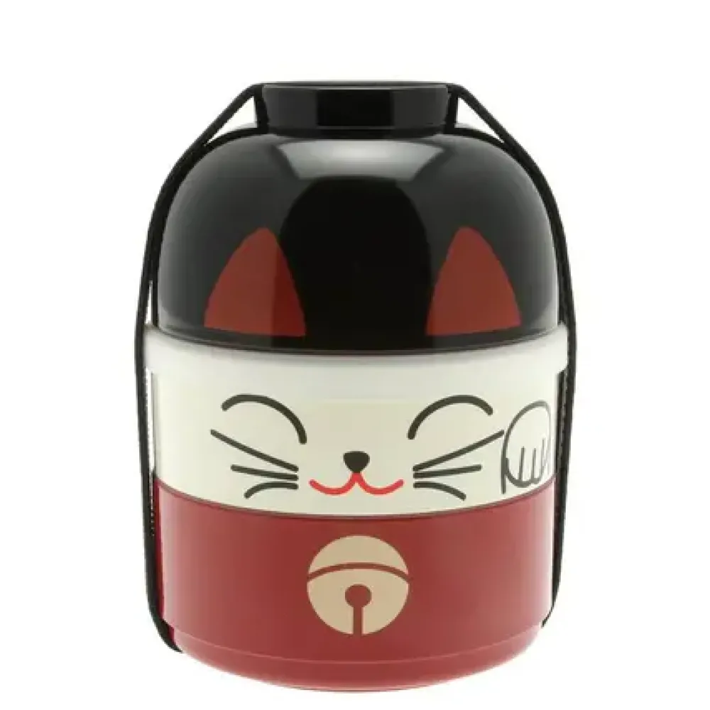 Bento Set Fortune Cat Red^MIYA Company Sale