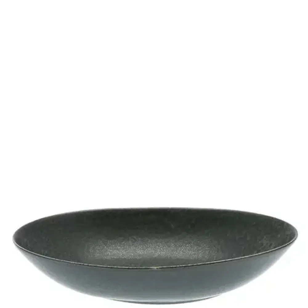 Black Cosmos Bowl Oval 10"^MIYA Company Outlet