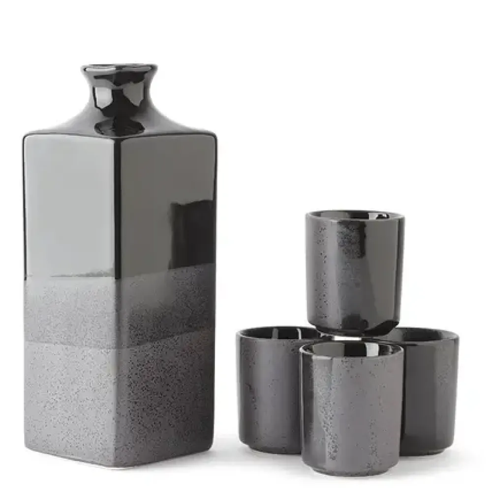 Black Ombre Sake Set^MIYA Company Shop