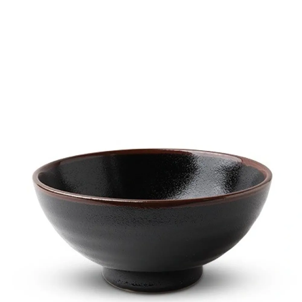 Black Tenmoku 7.5" Noodle Bowl^MIYA Company Fashion