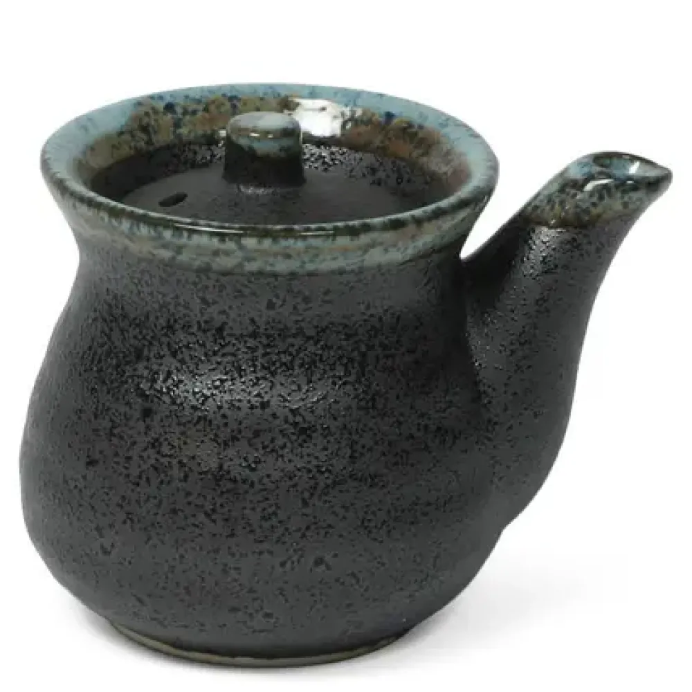 Black Tetsuyu 8 Oz. Round Sauce Pot^MIYA Company Discount