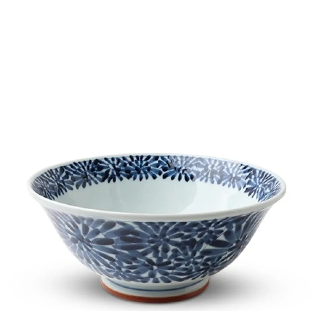 Blue & White Floral 7.75" Noodle Bowl^MIYA Company Sale