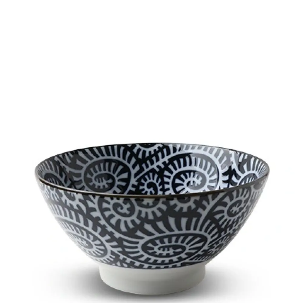 Blue & White Karakusa 7" Noodle Bowl^MIYA Company Shop