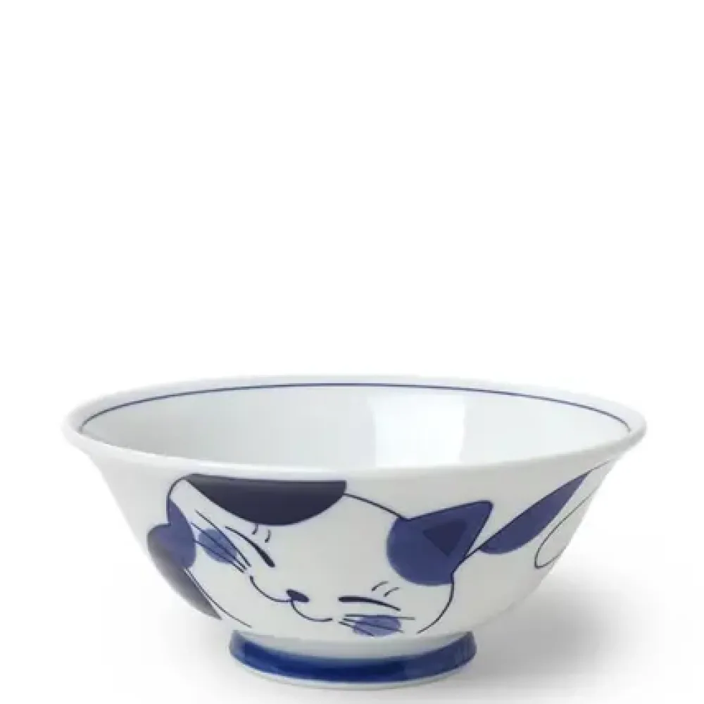 Blue Cats 7.5" Bowl^MIYA Company Fashion