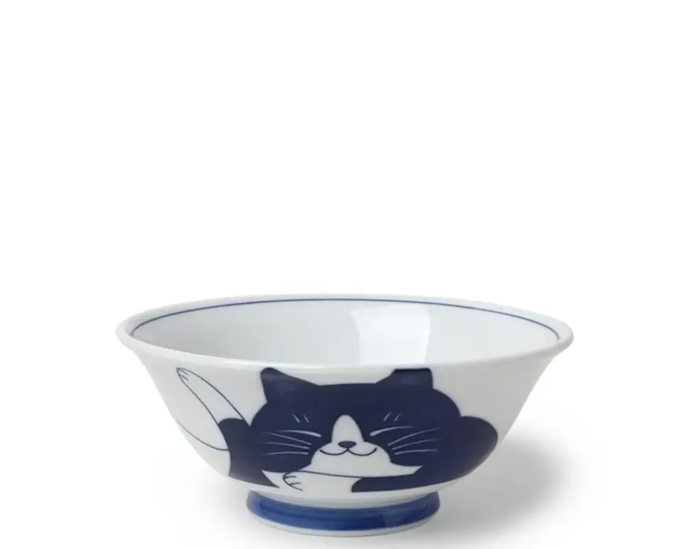 Blue Cats 7.5" Bowl^MIYA Company Sale