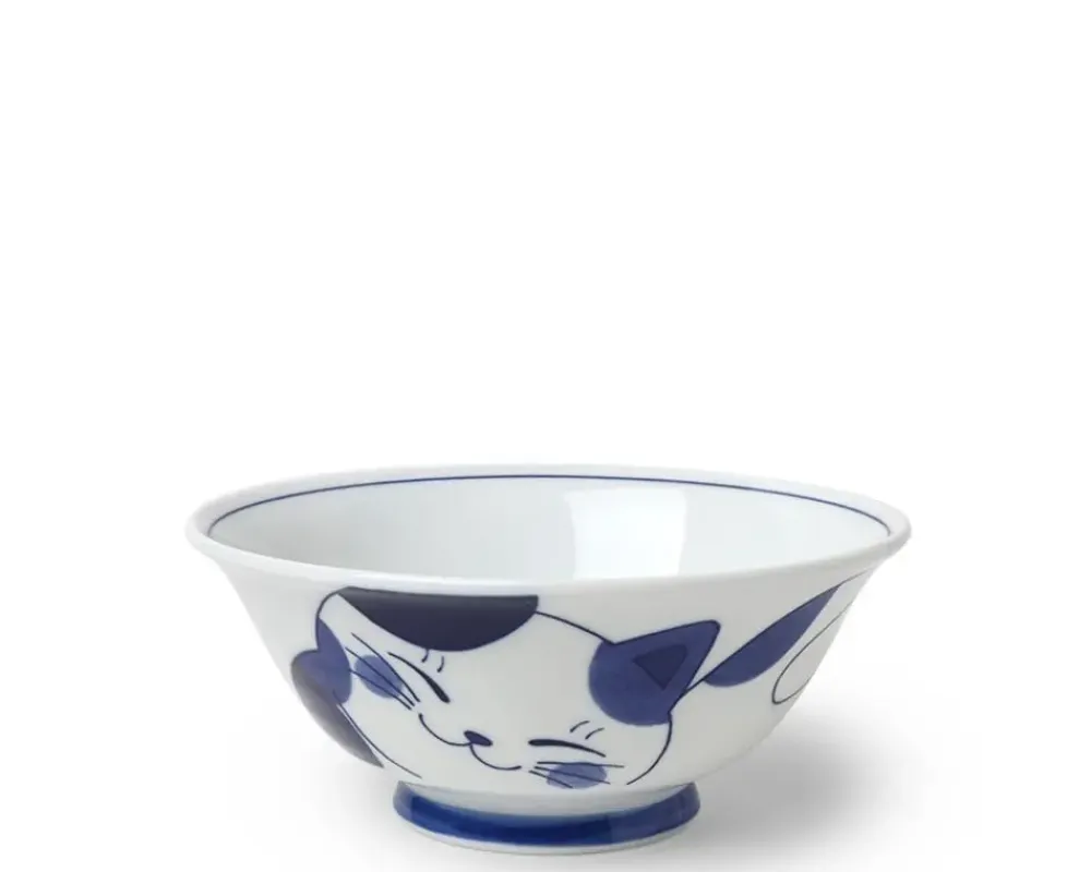 Blue Cats 7.5" Bowl^MIYA Company Fashion