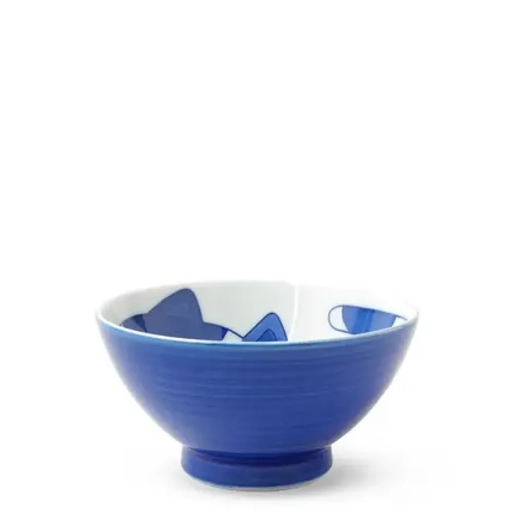 Blue Cats 4.5" Rice Bowl^MIYA Company Outlet