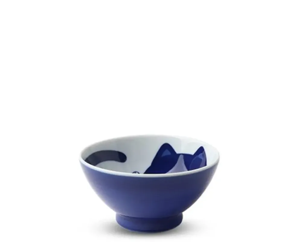 Blue Cats 4.5" Rice Bowl^MIYA Company Best Sale