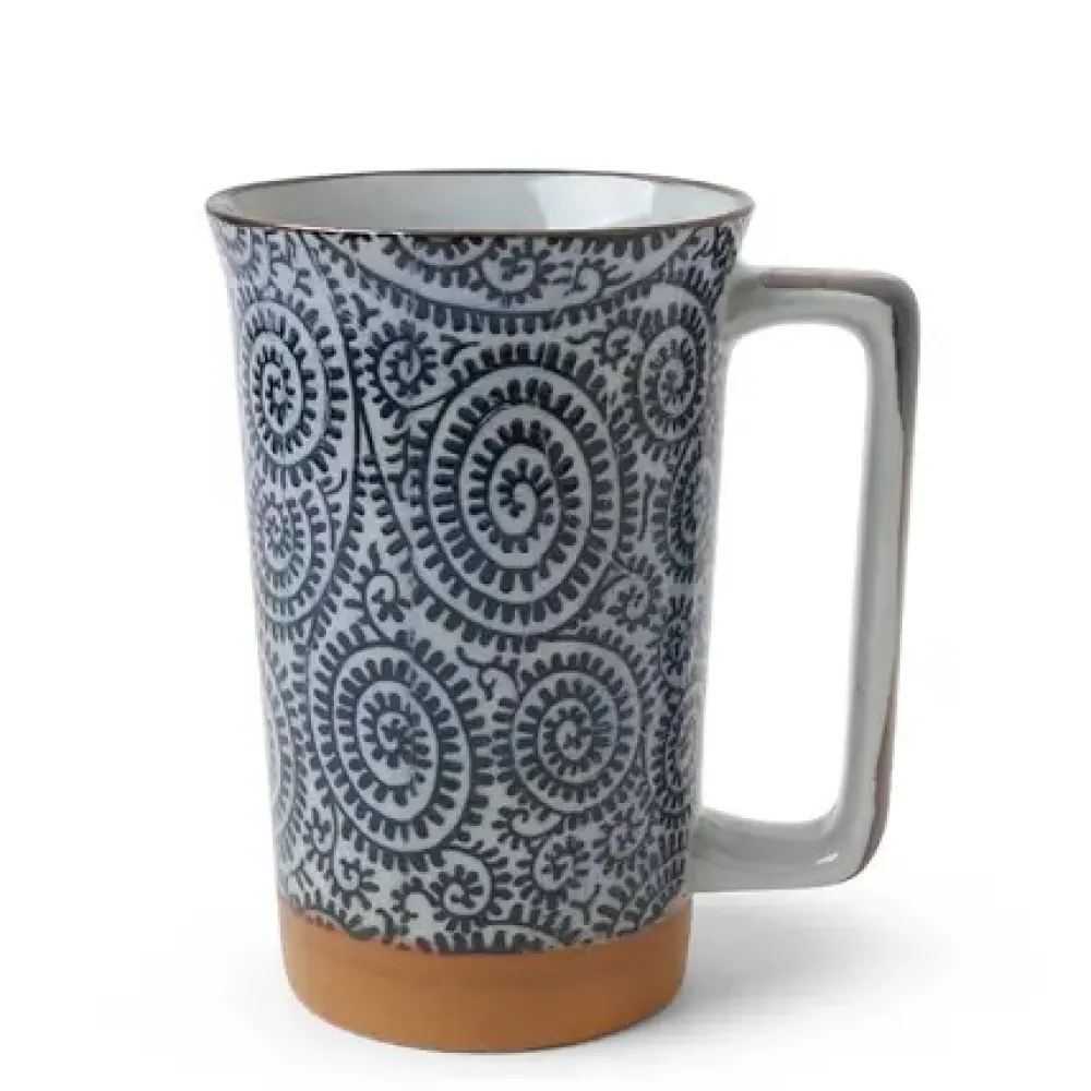 Blue Karakusa 12 Oz. Tall Mug^MIYA Company Best Sale