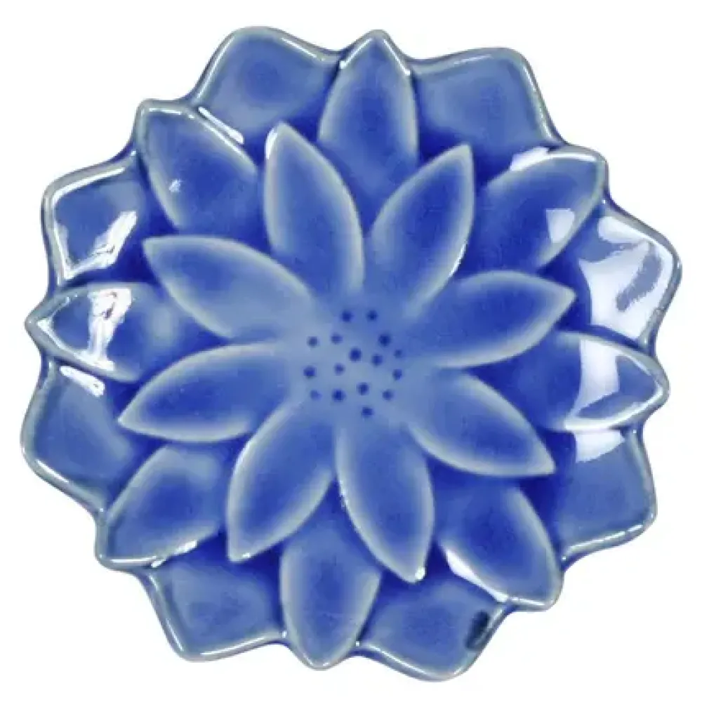 Blue Mum 4.75" Plate^MIYA Company Store