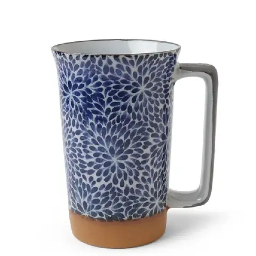 Blue Mums 12 Oz. Tall Mug^MIYA Company Sale