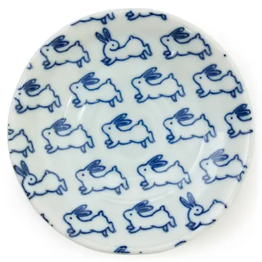 Blue Rabbit 4" Sauce Dish^MIYA Company Online