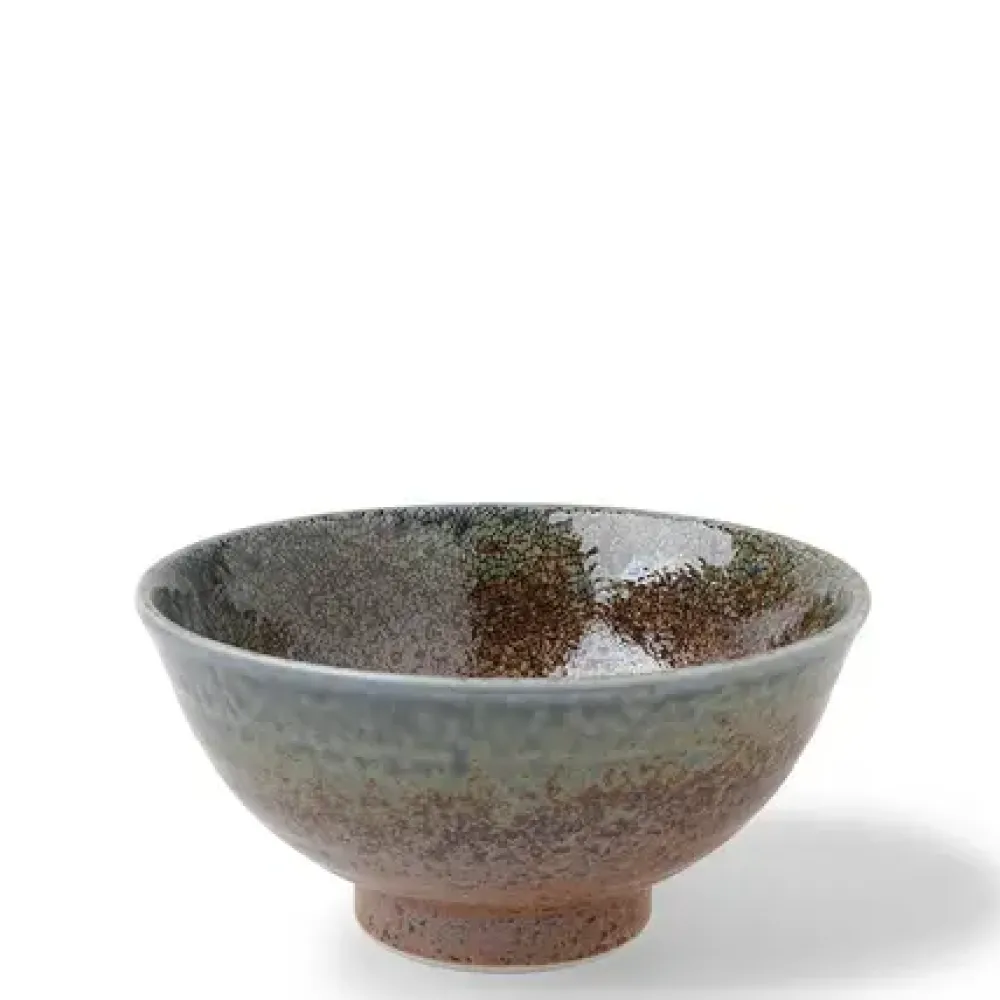 Blue Sand Crackle Bowl 6-1/4"^MIYA Company Best