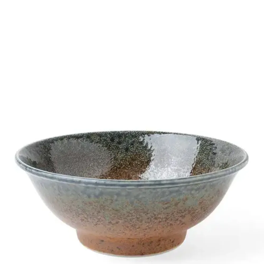 Blue Sand Crackle Bowl 8-1/2"^MIYA Company Best Sale