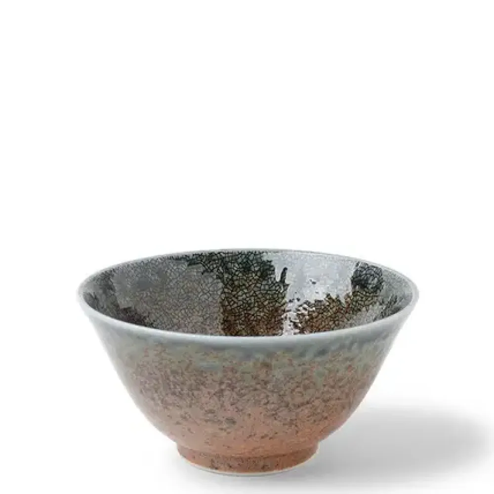 Blue Sand Crackle Bowl 5-1/4"^MIYA Company Best