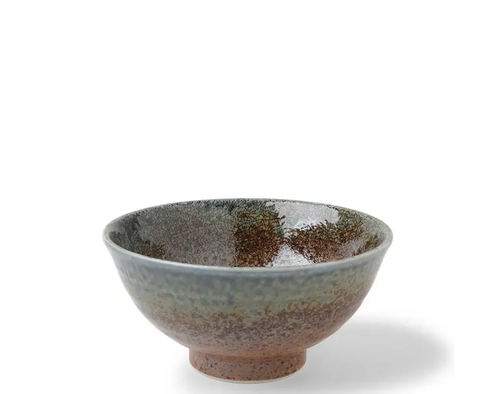 Blue Sand Crackle Bowl 6-1/4"^MIYA Company Best