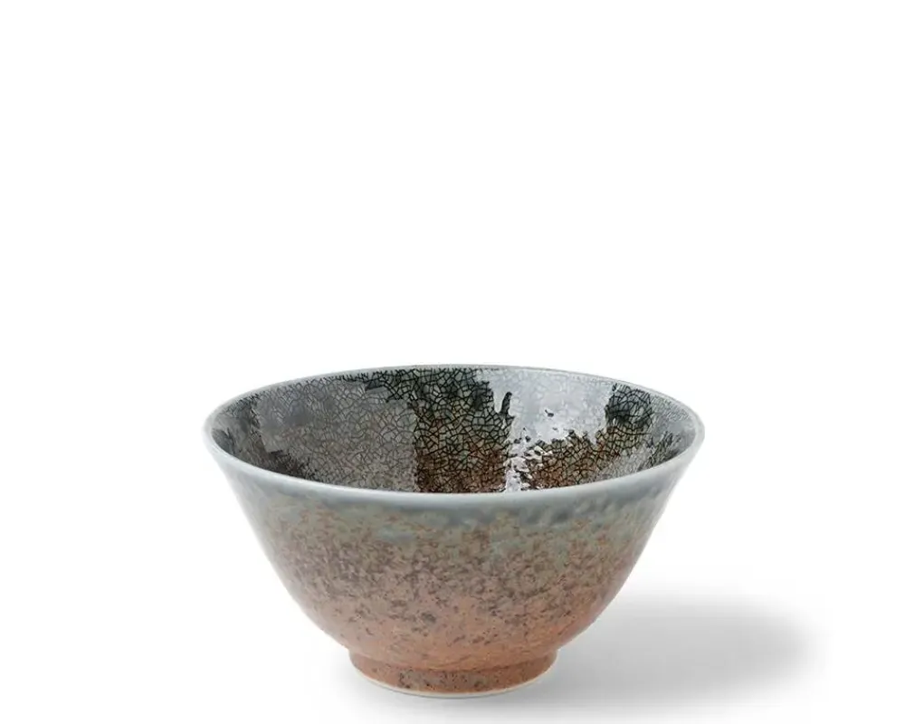 Blue Sand Crackle Bowl 5-1/4"^MIYA Company Best