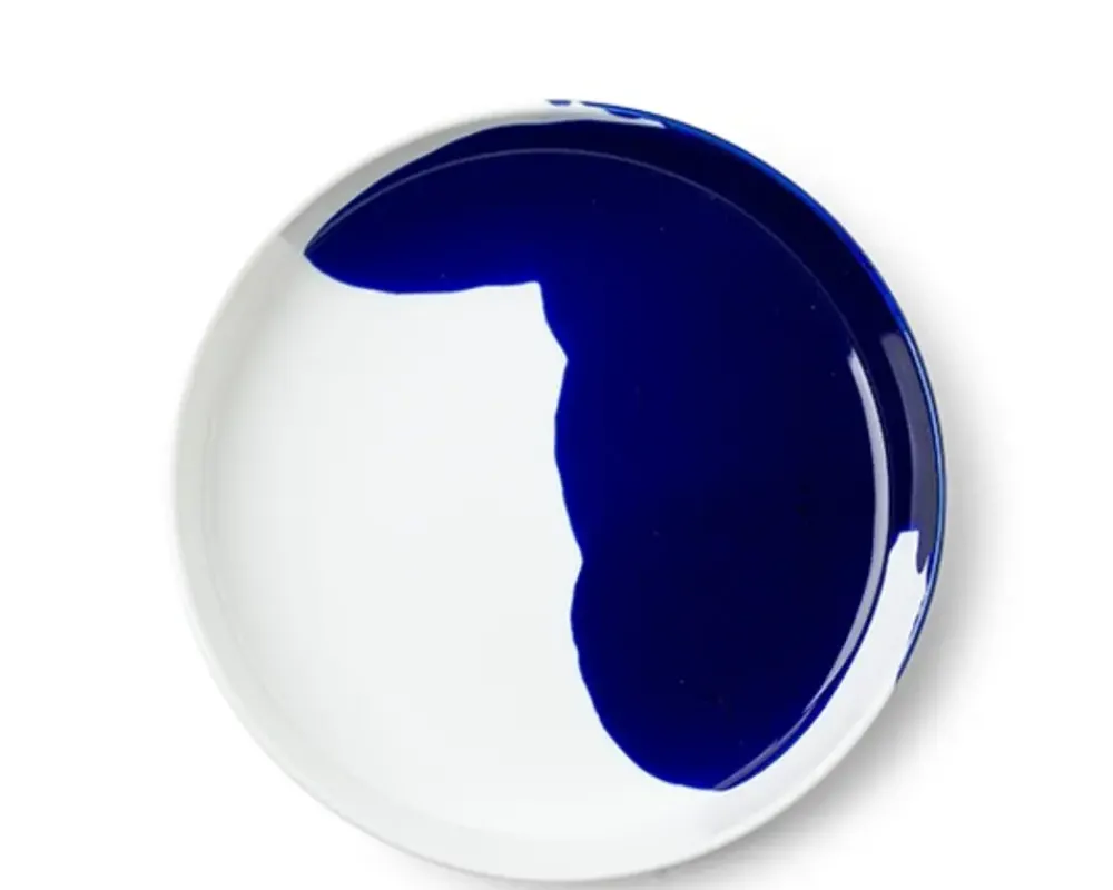 Blue Splash 7.75" Plate^MIYA Company Cheap