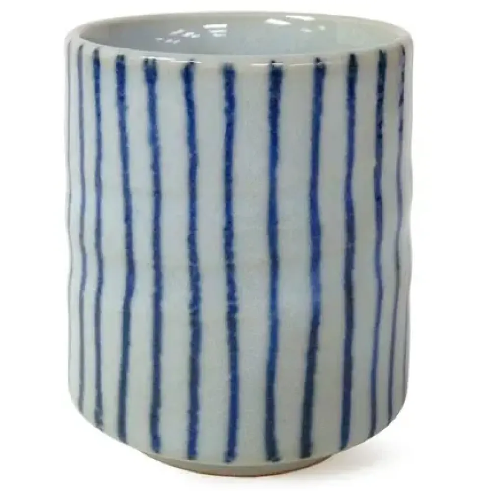 Blue Stripes Teacup^MIYA Company Shop