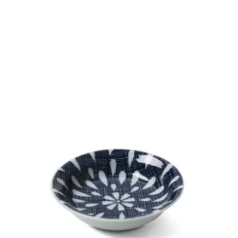 Blue Textile Raindrops Sauce Dish^MIYA Company Store