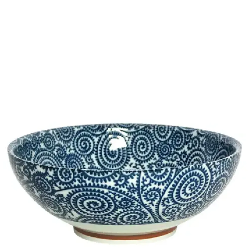 Blue Vines 8.25" Bowl^MIYA Company Outlet