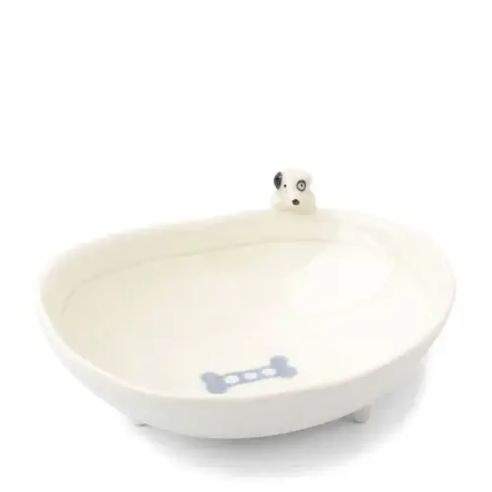 Bowl Footed With Dog & Bone Design^MIYA Company New