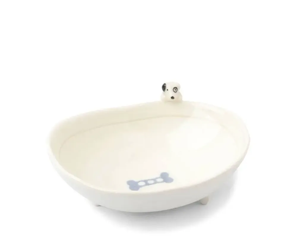 Bowl Footed With Dog & Bone Design^MIYA Company New