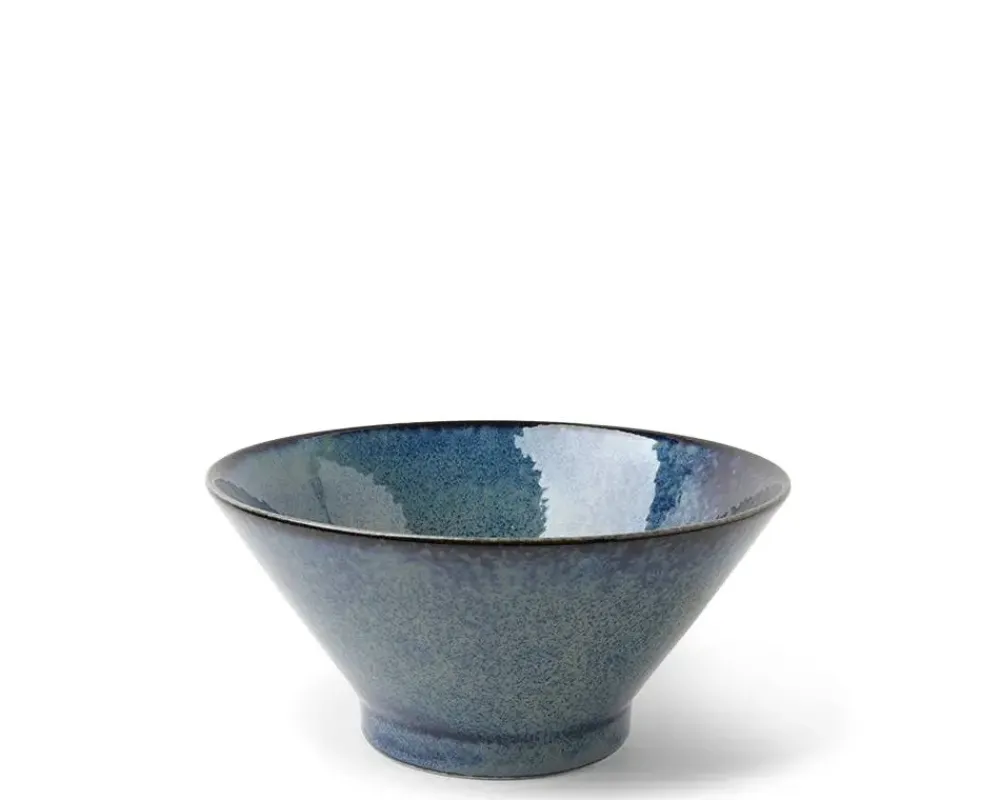 Bowl Ramen Youhen Blue 6-1/4"^MIYA Company Clearance