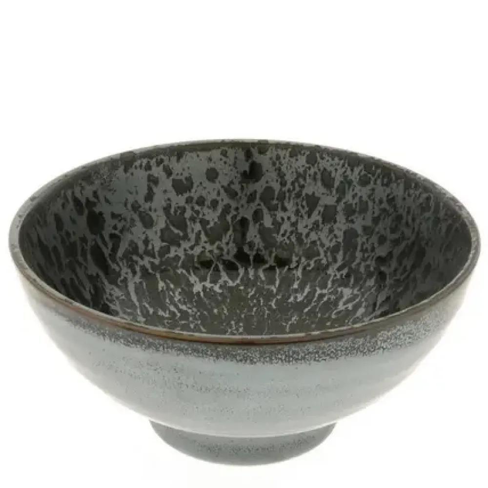 Bowl Silver Blue Granite Design 7-3/4"^MIYA Company Flash Sale