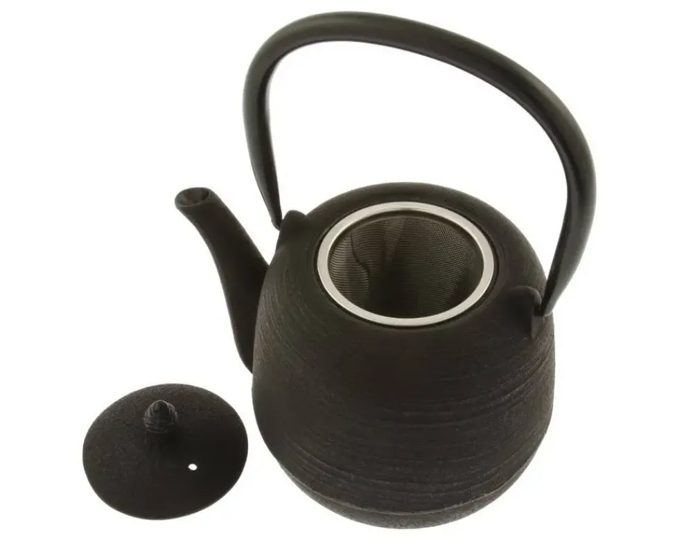 Cast Iron Teapot Black Jujube 0.9L^MIYA Company Cheap