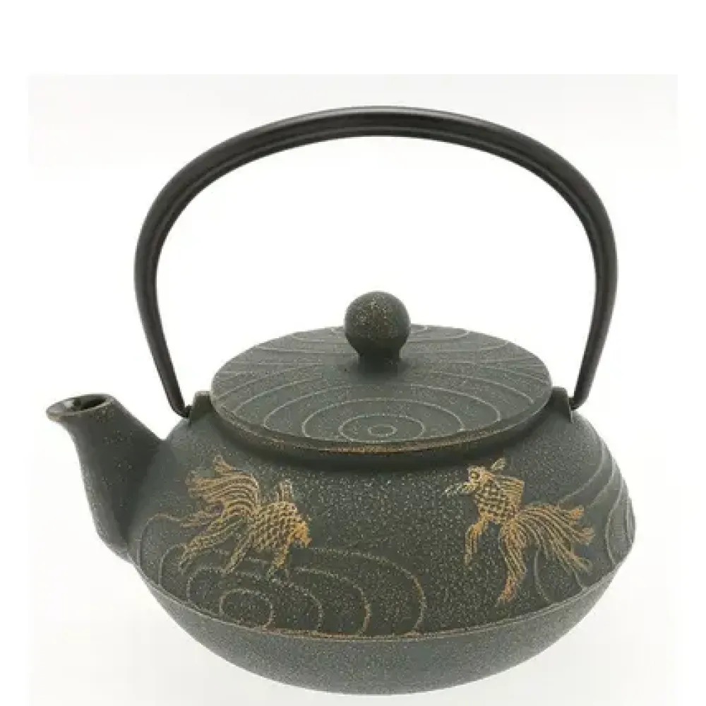 Cast Iron Teapot Bronze Goldfish^MIYA Company Best Sale