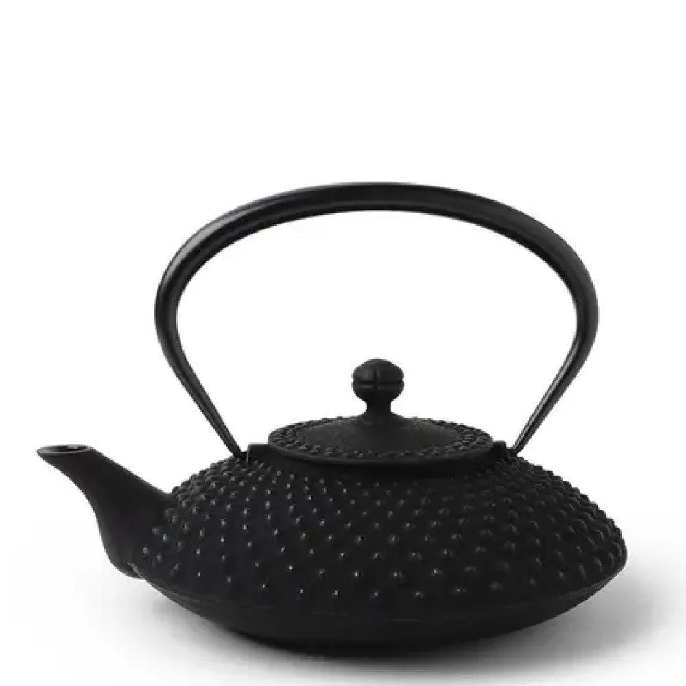 Cast Iron Teapot Flat Hailstone 1.08L^MIYA Company Hot