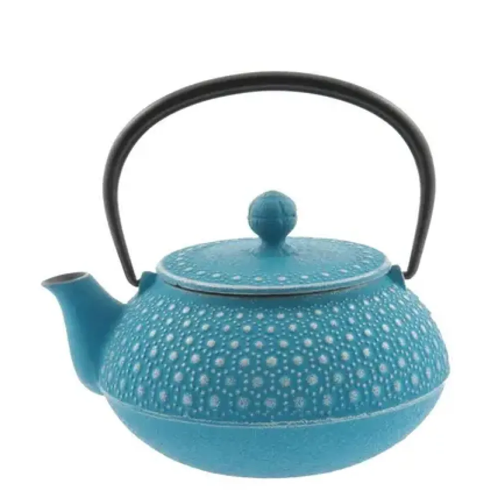 Cast Iron Teapot Turquoise Honeycomb 0.65L^MIYA Company Discount