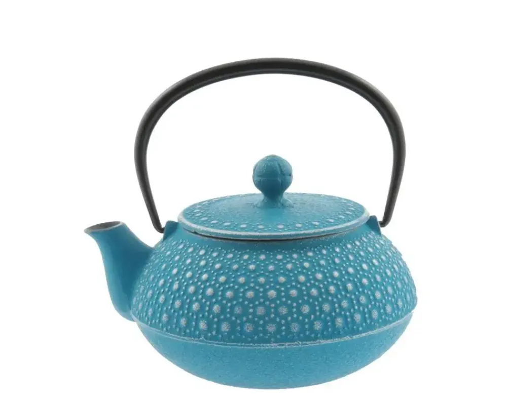 Cast Iron Teapot Turquoise Honeycomb 0.65L^MIYA Company Discount