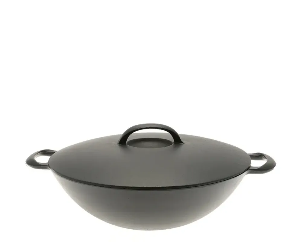 Cast Iron Wok 12-1/2"^MIYA Company Clearance