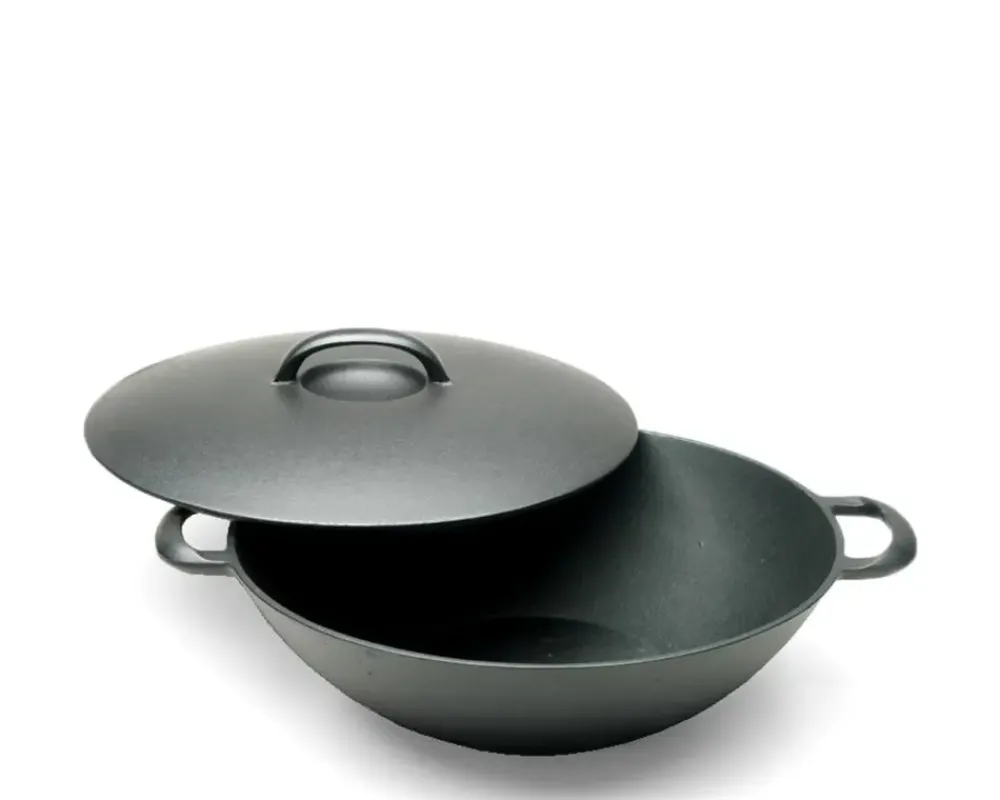 Cast Iron Wok 12-1/2"^MIYA Company Clearance