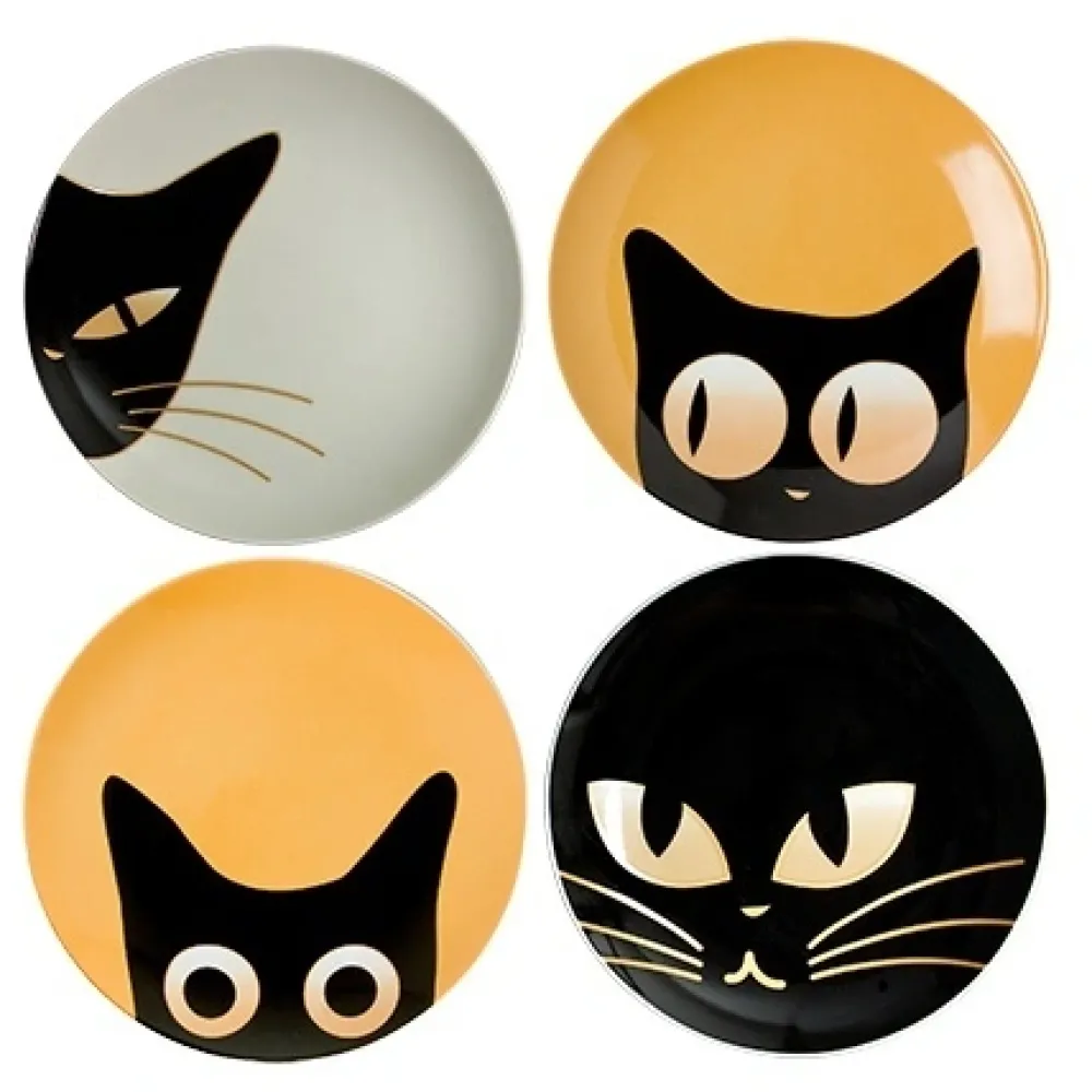 Cat Eyes 6.5" Dessert Plate Set^MIYA Company Cheap