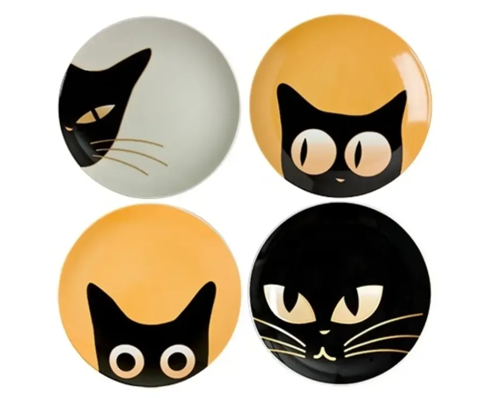 Cat Eyes 6.5" Dessert Plate Set^MIYA Company Cheap