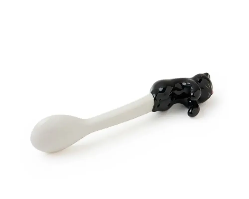 Cat Hanging Spoon - Black^MIYA Company Store