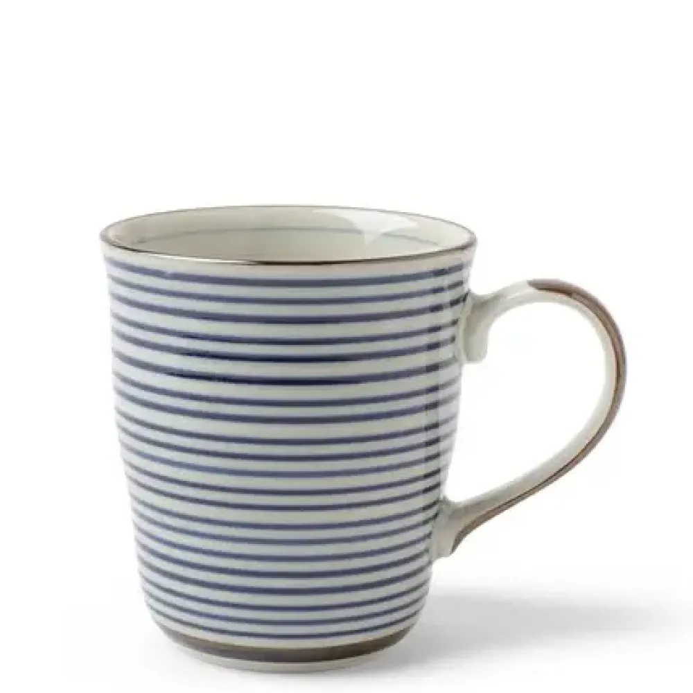 Celadon Stripes 8 Oz. Mug^MIYA Company Store