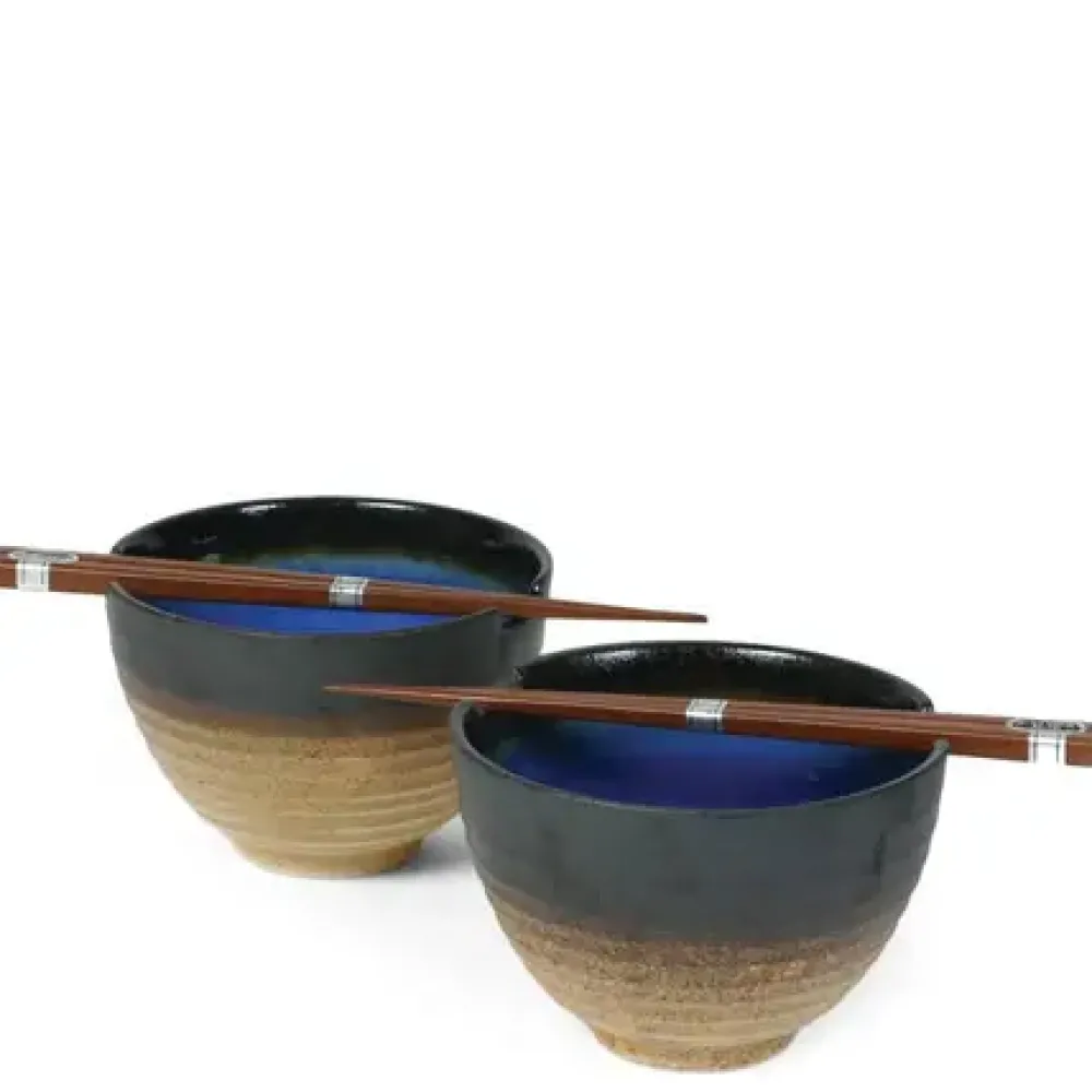 Cobalt Blue 5.5" Bowl For Two Set^MIYA Company Fashion