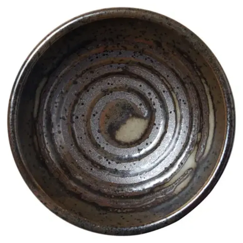 Dark Brown Swirl 3.25" Sauce Dish^MIYA Company Clearance