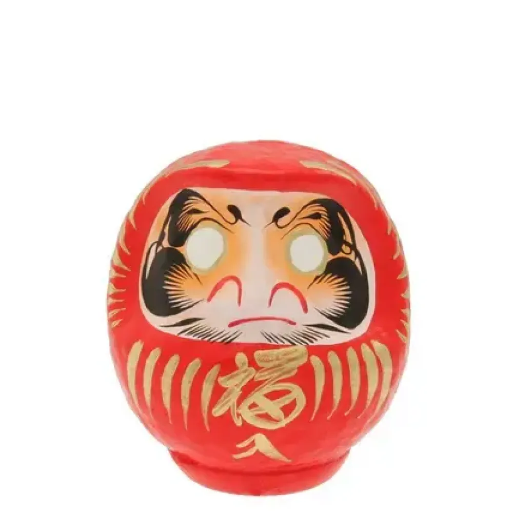 Daruma Red Good Fortune 4-3/4"^MIYA Company Outlet