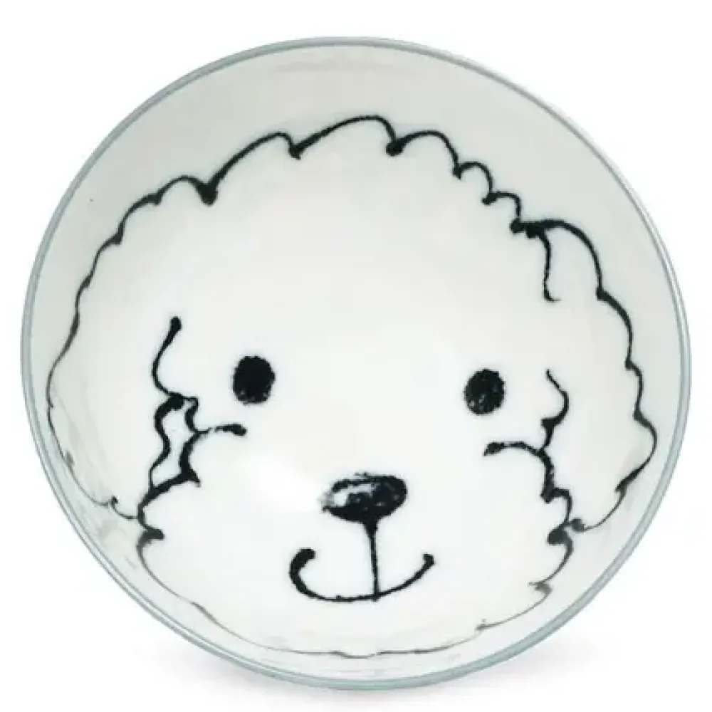 Dog Days 4.5" Rice Bowl - Poodle^MIYA Company Cheap