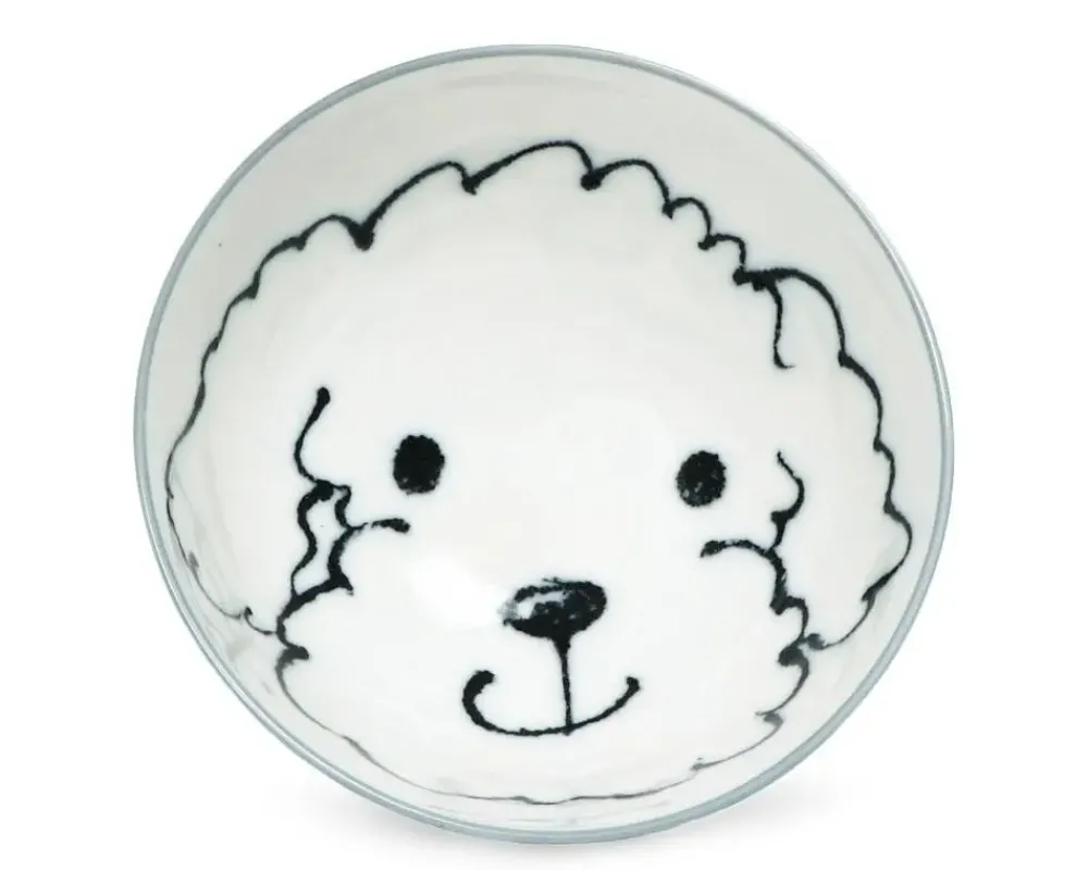 Dog Days 4.5" Rice Bowl - Poodle^MIYA Company Cheap