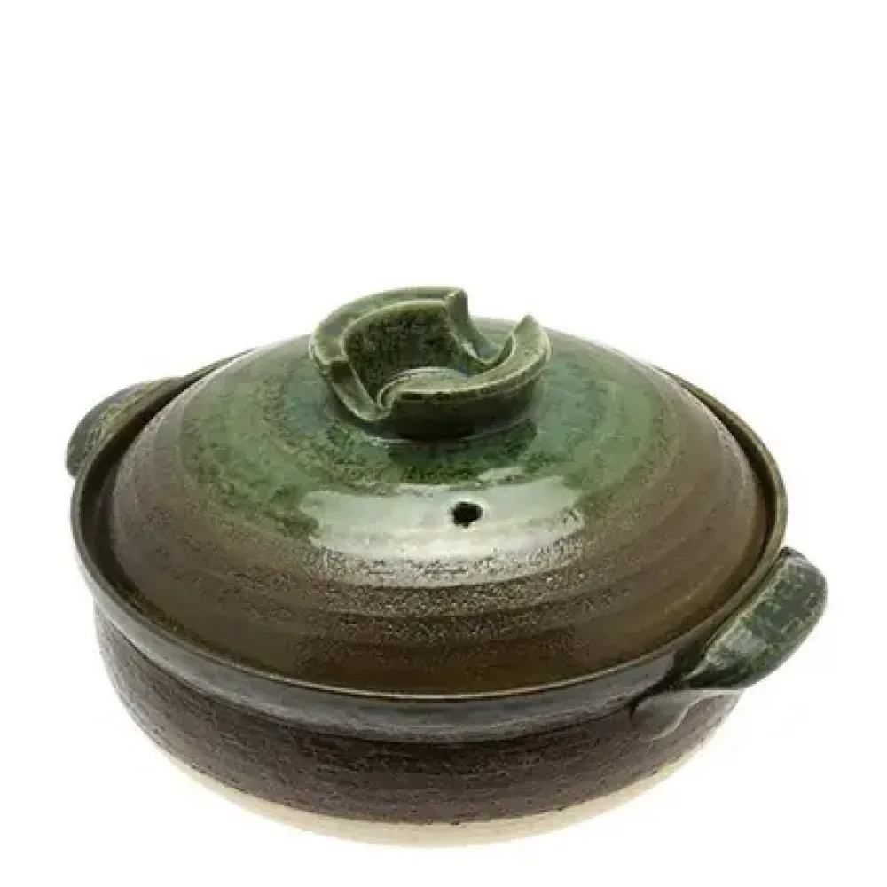 Donabe Casserole Earth Green 8-Go^MIYA Company Sale