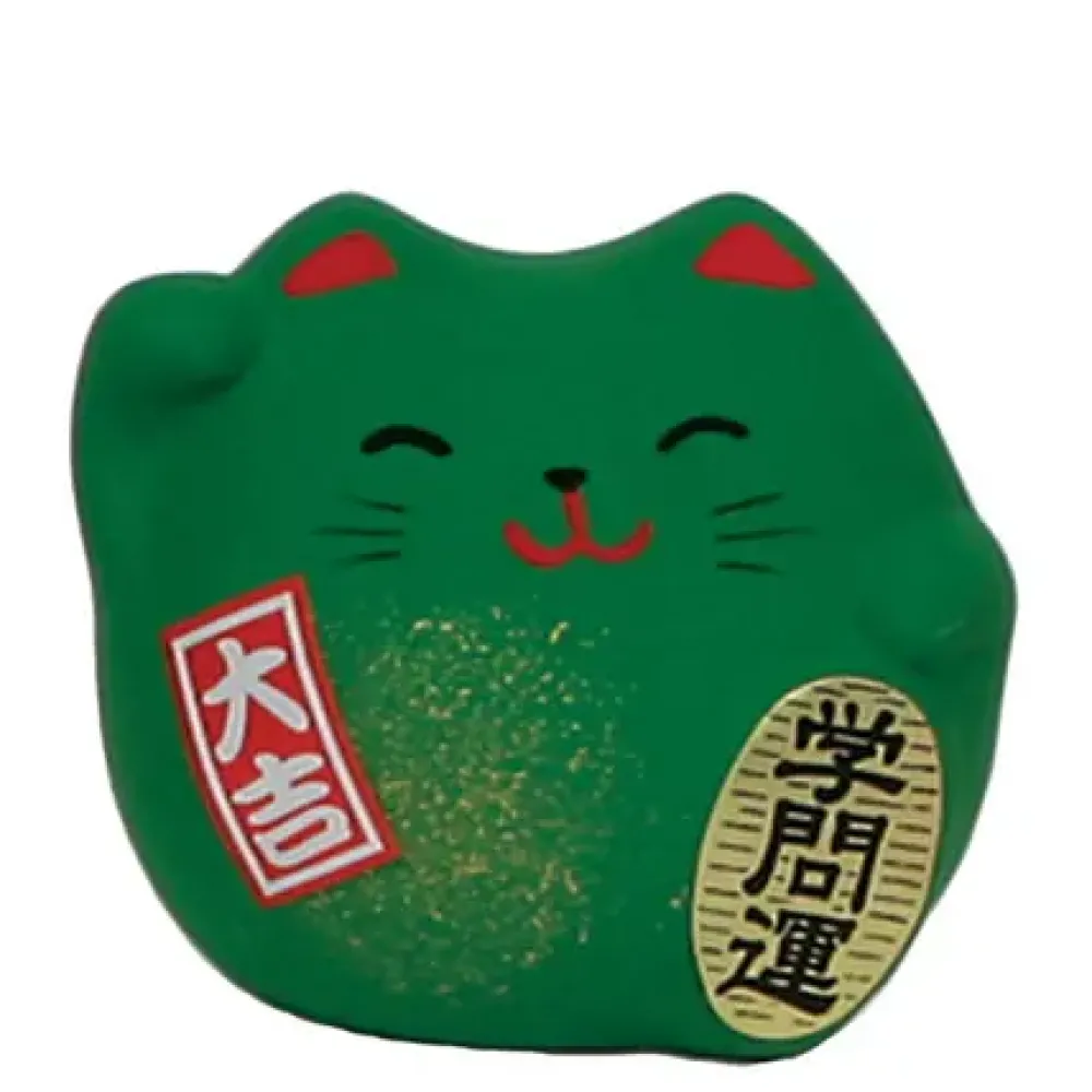 Feng Shui Cat 2.25" - Green^MIYA Company Best